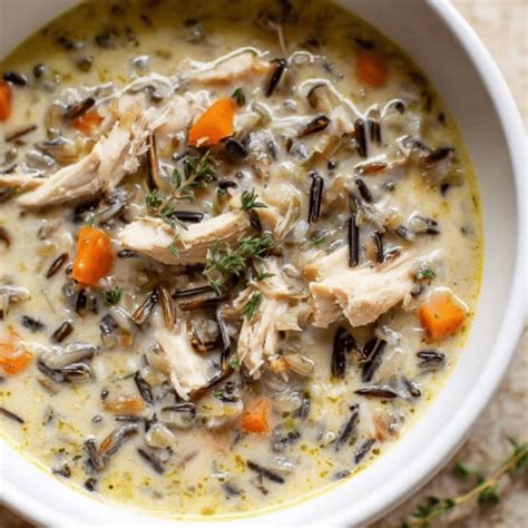Leftover Turkey Wild Rice Soup - Yummy Temple