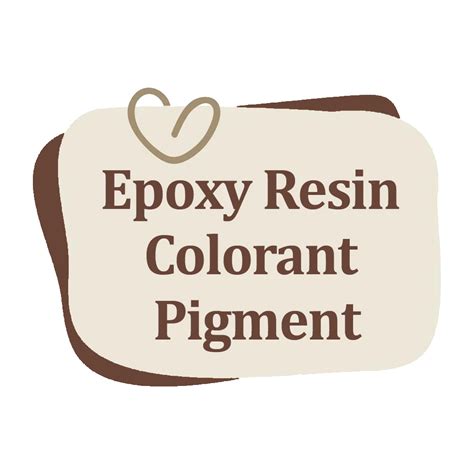 Epoxy Resin Colorant Pigment