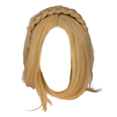 Coslive Princess Zelda Wig - Short Hair with Braids Headband India | Ubuy