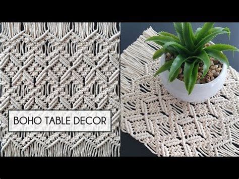 Macrame Table Mat DIY 的图像结果