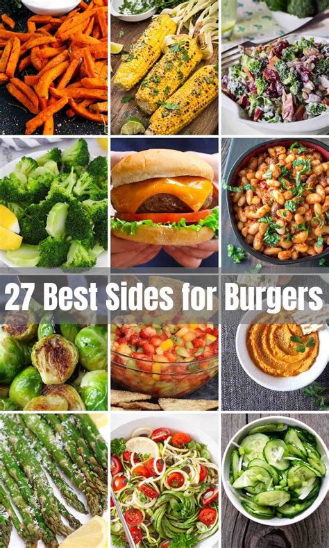 27 Best Sides for Burgers (What to Serve with Hamburgers) | Hamburger ...