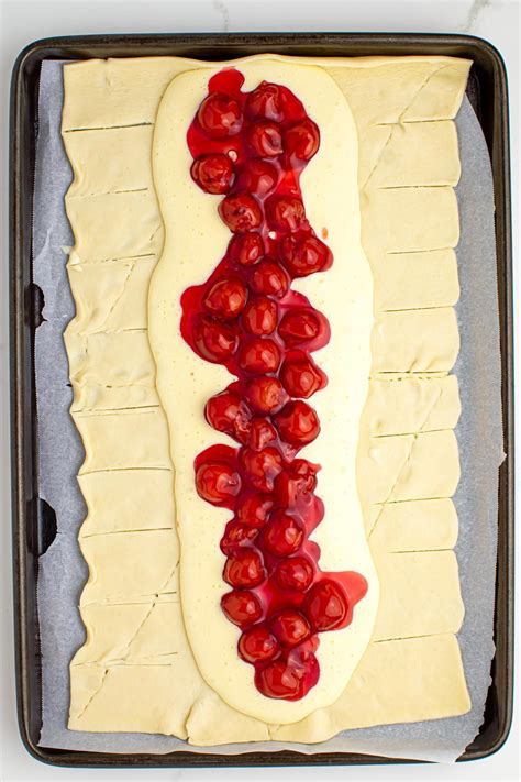 This easy Cherry Danish Braid Recipe is so delicious, made with ...
