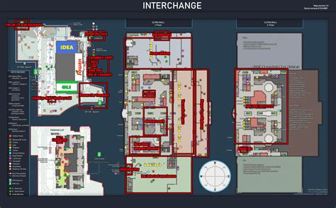 Escape From Tarkov Map Guide For Interchange Escape From Tarkov: Every