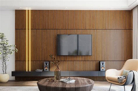 Woodywalls acoustic wood wall panels for interior wall decor set of 2 ...