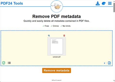 Image result for Remove Metadata From PDF