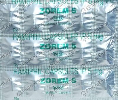 Zorem 5 MG Capsule (15): Uses, Side Effects, Price & Dosage | PharmEasy
