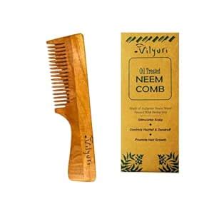 Buy Vilyuri Handcrafted Neem Wood Comb - Natural Detangling, Anti ...