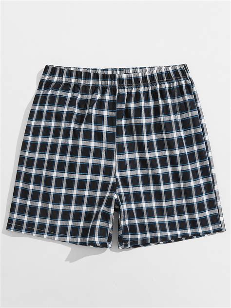Men Plaid Sleep Shorts | Plaid boxers, Mens boxer shorts, Boxers outfit