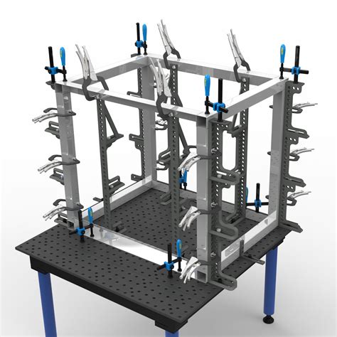 Welcome to Fixto : Modular welding table : D16 2D SLOTTED MODULAR ...