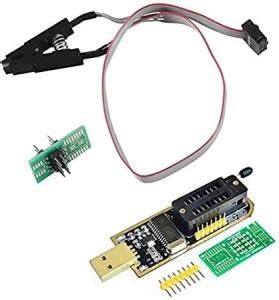 DHRUV-PRO CH341A 24 25 Series EEPROM Flash BIOS USB Programmer + SOIC8 ...