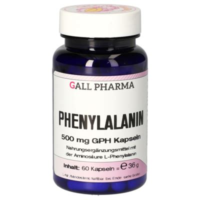 Phenylalanine 500 mg GPH Capsules [4025250]-Gall-Pharma GmbH-Online-Shop