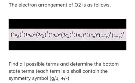 O2 Electron Configuration 的图像结果