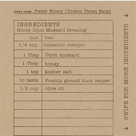 Sweet Honey Chicken Pecan Salad with Honey Dijon Mustard Dressing