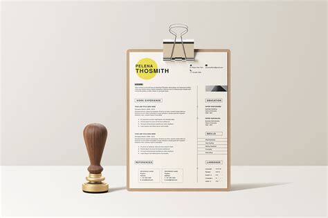 Small Resume Example 的图像结果