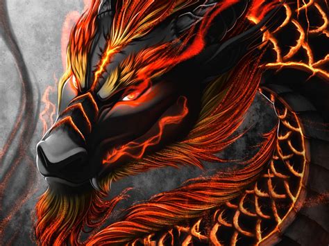Download wallpaper 1024x768 dragon, snake, creature, fantasy, art ...