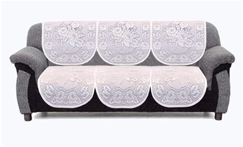 Kuber Industries Floral Cotton 3 Seater Net Sofa Slip Cover, 70" x 29 ...