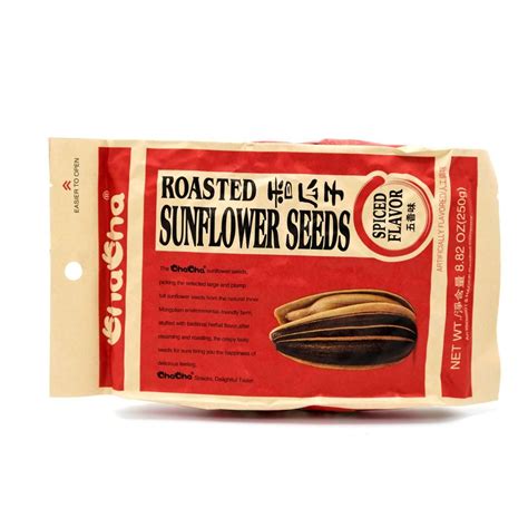 Cha Cha Roasted Sunflower Seeds (Spiced Flavor) - 8.82 oz (250 g ...