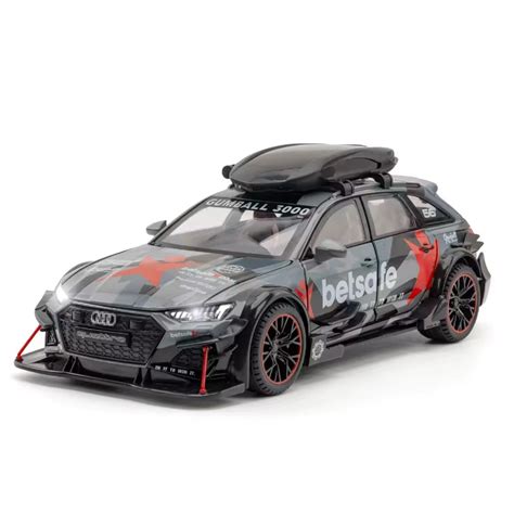 KTRS ENTERPRISE 1:24 Aude RS6 modified alloy sports car model ...