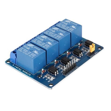 4 Channel 24V Relay Module with Optocoupler