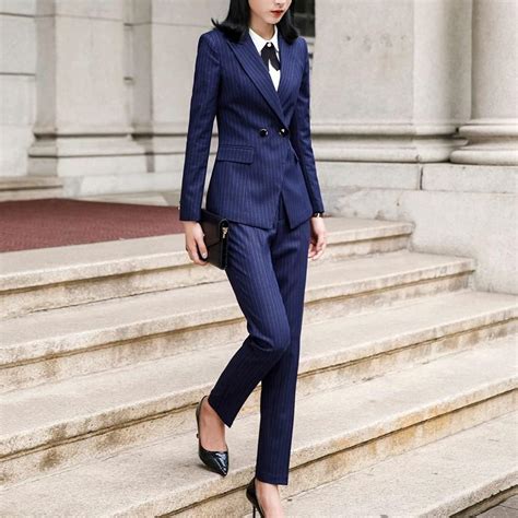 Buy n/a Women Suits Office Lady Business Work Uniforms Formal Pant ...