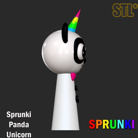 STL file Sprunki Incredibox 3D Sprunk Panda STL 3D Character Fanart 🐼 ...