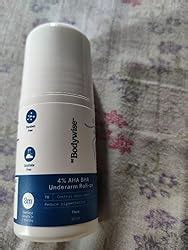 Be Bodywise 4% Aha Bha Underarm Roll On | with 2% Lactic Acid, 1% ...
