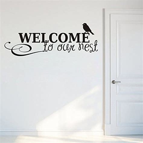 Buy ARWY wecome Wall Sticker for Bedroom wallstickers for Home 'Welcome ...