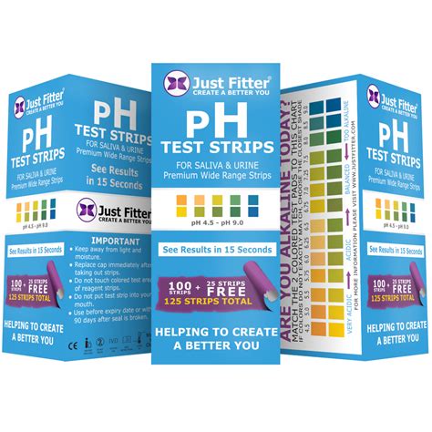 pH Test Strips for Testing Alkaline and Acid Levels in the Body | Just ...
