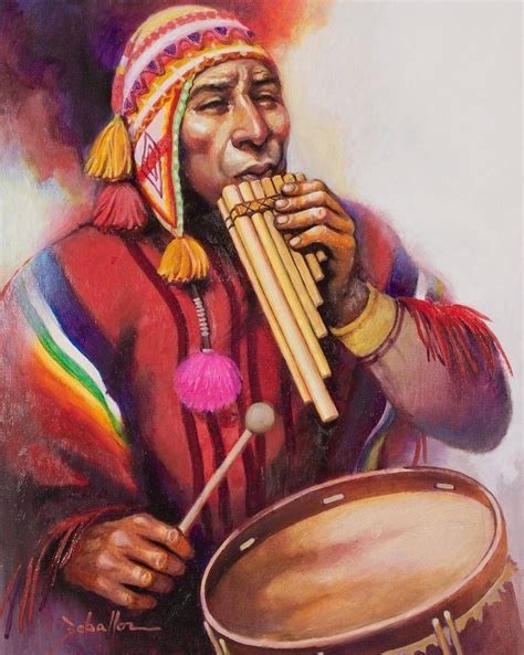 'Songs on an Antarita' | Peru traditional art, Ancient peruvian art ...
