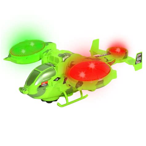 Buy WISHKEY 360 Degree Rotating Bump and Go Helicopter Toy for Kids ...