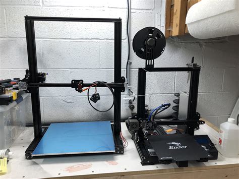 Finally started my DIY Ender Extender 400XL build. Still a work in ...