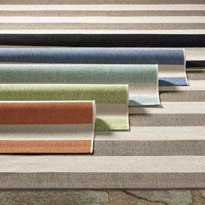 Resort Stripe Outdoor Area Rug | Frontgate