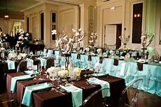 Blue And Chocolate Brown Wedding Ideas by Brown Black Blue Table Linens White Branch Blue And Chocolate Brown Wedding Ideas
