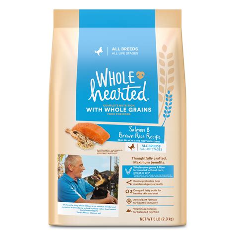 WholeHearted Whole Grains Salmon Recipe Dry Dog Food, 5 lbs. | Petco