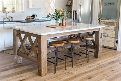 Barnwood Kitchen Island