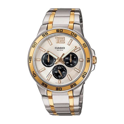 Casio Enticer Analog Multi-Color Dial Men's Watch - MTP-1300SG-7AVDF ...