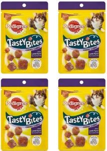 PEDIGREE Tasty Bites Chewy Cubes, Lamb Flavour (Pack of 4) Lamb Dog ...