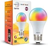 wipro 9-Watt E27 WiFi Smart LED Bulb with Music Sync (16 Million ...