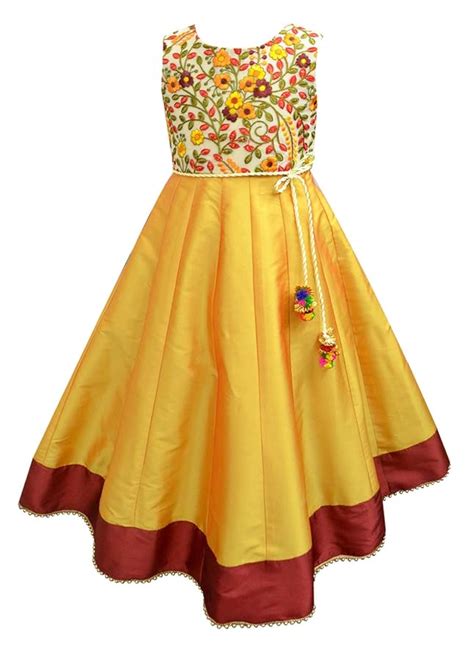 A.T.U.N. Girl's Anarkali Ethnicwear Party Dress : Amazon.in: Clothing ...