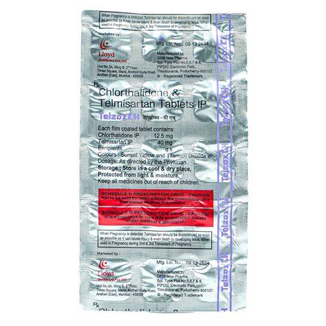 Telzox CH Tablet 15's Price, Uses, Side Effects, Composition - Apollo ...
