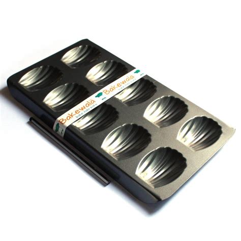 Buy Bakewala Madeleine Mould -10 Shells Tray (Black) Online at Low ...