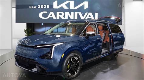 2026 Kia Carnival Plug-In Hybrid Minivan Hurries the Next Generation ...