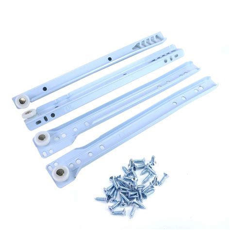 Buy Monrocco 2 Sets 10 Inch Replace Desk Drawer Slides Bottom Runners ...