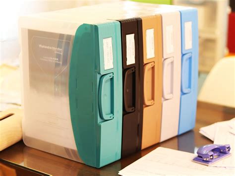 Infomate DOC-Box - Rigid PP Document Storage File Folder Document Box ...