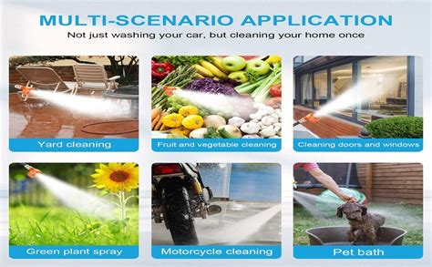 STARQ 48V Portable Pressure Washer with Rechargeable 2 Battery12000mah ...