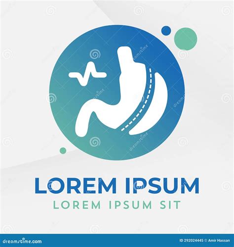 Laparoscopic Sleeve Gastrectomy Logo, Vertical Gastrectomy Weight Loss Surgery Vector ...