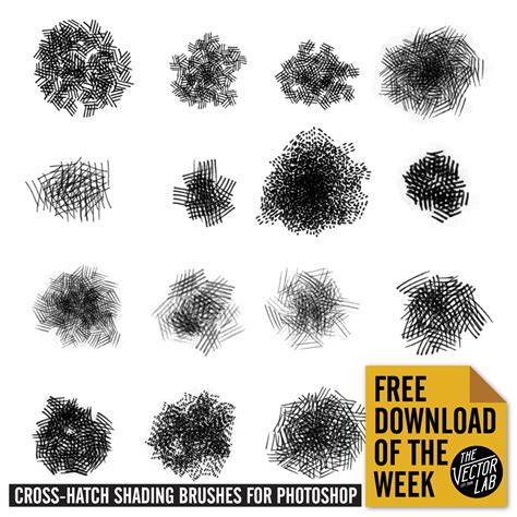 Cross-Hatch Shading Brushes for Photoshop — Ray Dombroski
