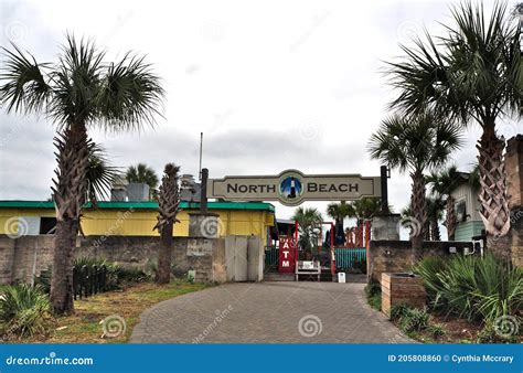 North Beach on Tybee Island, Georgia Editorial Image - Image of ...