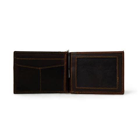 Finley Men's Money Clipper | Brown Premium Leather Money Clipper Wallet ...