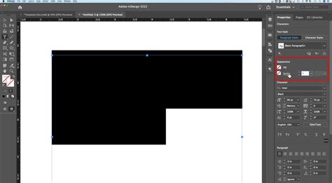 Image result for InDesign Text in Blank